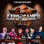 Expô Campo a maior festa de Campo Alegre de Goiás terá 3 grandes shows com cantores famosos