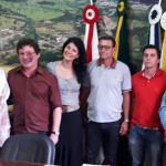 Prefeita de Estrela do Sul Dayse Galante recepciona o deputado federal Reginaldo Lopes (PT) na oportunidade o parlamentar se compromete recursos para o município