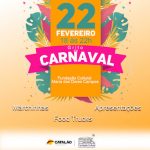 Com tradicionais marchinhas, Fundação Cultural promoverá grito de carnaval