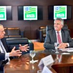 Governador de Goiás e prefeito de Goiânia estiveram reunidos para firmar uma parceria na área de transporte coletivo da capital