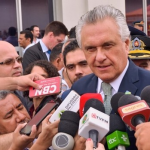 Em entrevista coletiva o governador de Goiás Faz uma convocação a população Goiana para  manifestar contra a Enel.