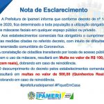 Prefeitura de Ipameri intensifica fiscalização na prevenção do covid-19 a multa será pesada quem não estiver usando material de proteção