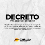Novo decreto é publicado na manhã de hoje em Catalão
