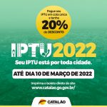 IPTU 2022: guias já estão disponíveis no site da Prefeitura de Catalão