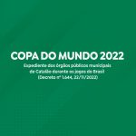 #Decreto| Prefeitura de Catalão define regras para expediente em dias de jogos do Brasil na Copa Mundo 2022