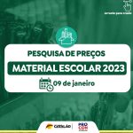 PROCON CATALÃO DIVULGA PESQUISA DOS PREÇOS DE MATERIAL ESCOLAR 2023