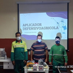 Equipe de limpeza urbana de Goiandira recebe treinamento para aplicação de agrotóxico