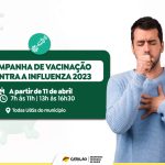 CAMPANHA DE VACINAÇÃO CONTRA A INFLUENZA COMEÇA NA TERÇA-FEIRA (11)
