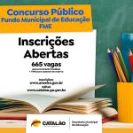 Inscrições abertas para Concurso Público da Prefeitura de Catalão