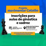 PROJETO MOVIMENTAR CATALÃO: Pessoas acima de 60 anos terão aulas gratuitas de ginástica e xadrez em projeto coordenado pela Ação Social da Prefeitura de Catalão